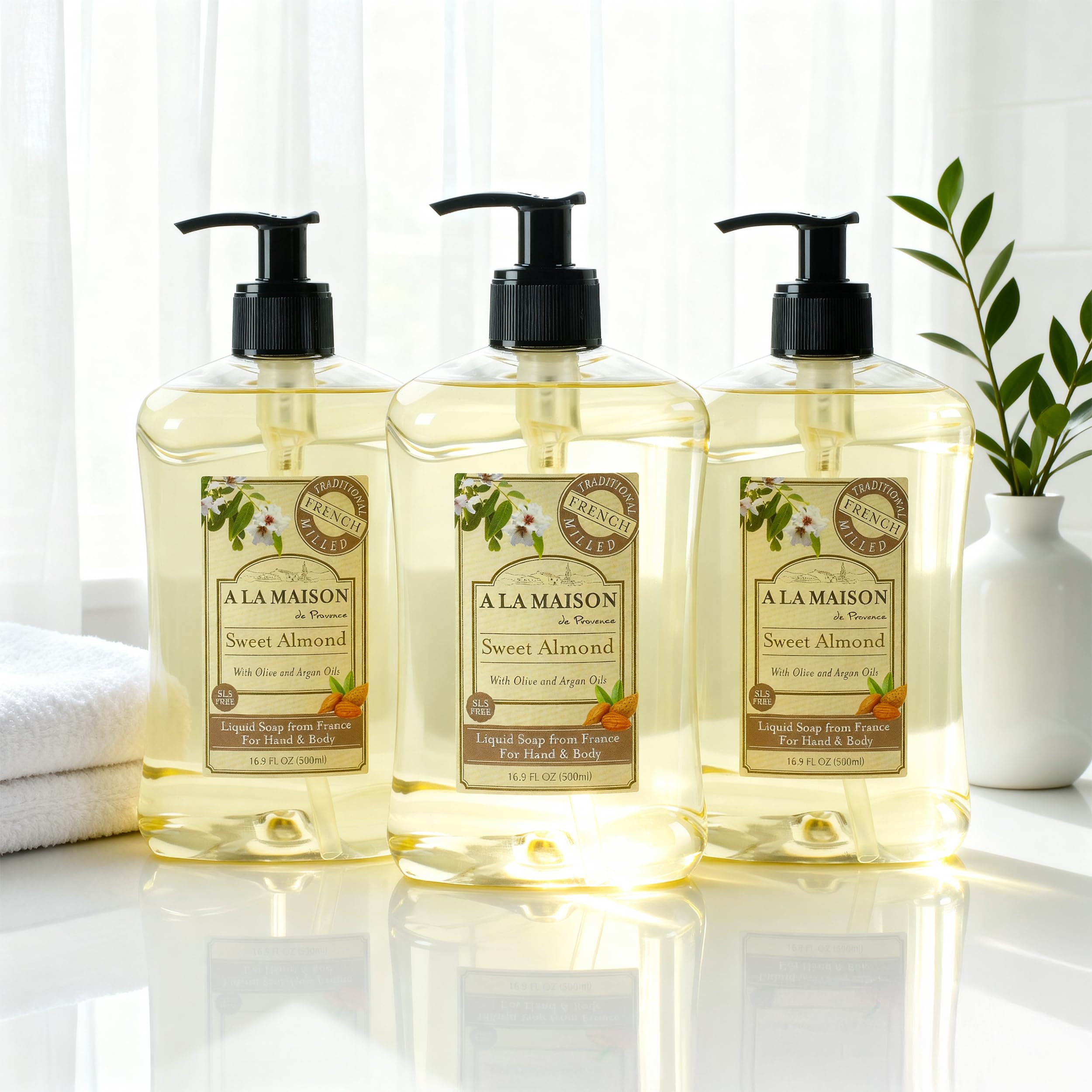 Amazon.com : A LA MAISON French Liquid Hand Soap, Almond - Natural